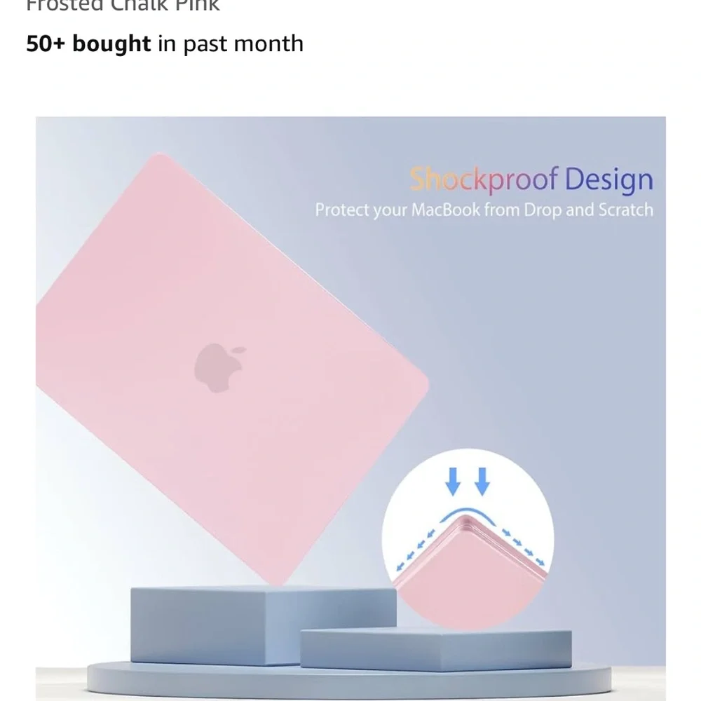 Apple MacBook Air Pink Lightweight Laptop case
